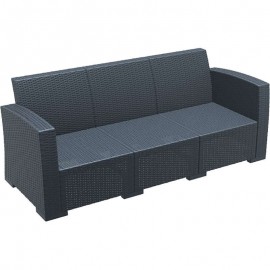 53-0152 MONACO DARK GREY 3ΘΕΣΙΟΣ ΚΑΝΑΠΕΣ ΠΟΛ/ΝΙΟΥ