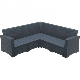 53-0155 MONACO DARK GREY ΓΩΝΙΑ 207Χ207Χ79εκ. ΠΟΛ/ΝΙΟΥ
