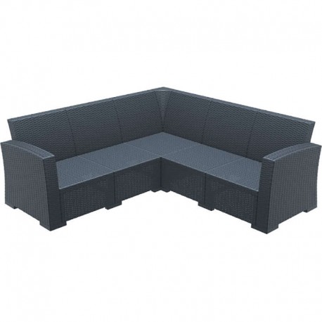 53-0155 MONACO DARK GREY ΓΩΝΙΑ 207Χ207Χ79εκ. ΠΟΛ/ΝΙΟΥ