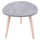 058-000049 Τραπέζι σαλονιού HAMILTON pakoworld χρώμα γκρι cement-φυσικό 89x48x33εκ
