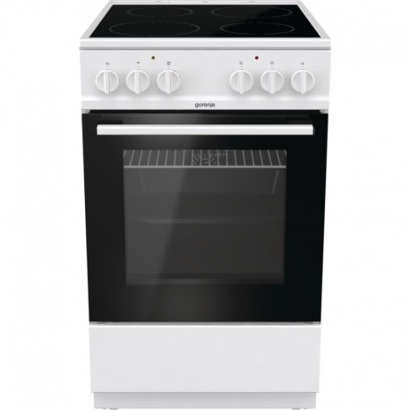 Gorenje GEC5A61WG Κουζίνα 70lt με Κεραμικές Εστίες Π50εκ. Λευκή A (740527) (7 ΧΡΟΝΙΑ ΕΓΓΥΗΣΗ)