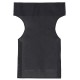 022-000019 Διάτρητο πανί pakoworld επαγγελματικό πυκνότητας 2x1 για πολυθρόνα σκηνοθέτη χρώματος μαύρο-γκρι