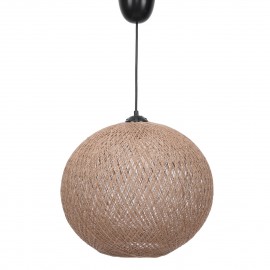 ΦΩΤΙΣΤΙΚΟ ΟΡΟΦΗΣ ΚΡΕΜΑΣΤΟ ΑΠΟ ΣΧΟΙΝΙ ΜΠΕΖ HM7383.01 Φ38x70Υ εκ.