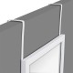 199-000499 Καθρέπτης πόρτας PWD-0111 pakoworld polyresin-λευκό 34x1.7x94εκ