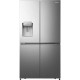 Hisense RQ760N4SASE Ψυγείο Ντουλάπα Total NoFrost Υ178.5xΠ91.4xΒ72.5εκ. Inox E (5 ΧΡΟΝΙΑ ΕΓΓΥΗΣΗ)