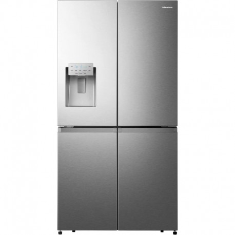 Hisense RQ760N4SASE Ψυγείο Ντουλάπα Total NoFrost Υ178.5xΠ91.4xΒ72.5εκ. Inox E