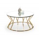 60-20276 AFINA, coffee table, mirror / gold DIOMMI V-CH-AFINA-LAW