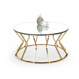 60-20276 AFINA, coffee table, mirror / gold DIOMMI V-CH-AFINA-LAW