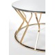 60-20276 AFINA, coffee table, mirror / gold DIOMMI V-CH-AFINA-LAW