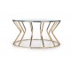 60-20276 AFINA, coffee table, mirror / gold DIOMMI V-CH-AFINA-LAW