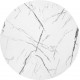 60-20338 ANTICA coffee table top - white marble, frame - black (2box = 1pc) DIOMMI V-CH-ANTICA-LAW-BIAŁY