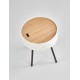 60-20364 AURA c. table, color white DIOMMI V-CH-AURA-LAW-BIAŁY