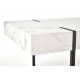 60-20438 BLANCA c. table white marble / black DIOMMI V-CH-BLANCA-LAW