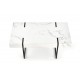 60-20438 BLANCA c. table white marble / black DIOMMI V-CH-BLANCA-LAW