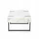 60-20438 BLANCA c. table white marble / black DIOMMI V-CH-BLANCA-LAW