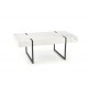 60-20438 BLANCA c. table white marble / black DIOMMI V-CH-BLANCA-LAW