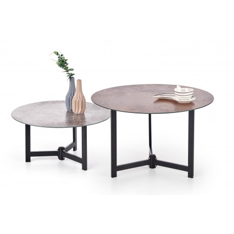 60-21908 TWINS set of two c. tables DIOMMI V-CH-TWINS-LAW