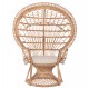ΠΟΛΥΘΡΟΝΑ ROYAL PEACOCK ΑΠΟ BAMBOO ΜΕ ΜΑΞΙΛΑΡΙ 134X65X150Yεκ.HM9342
