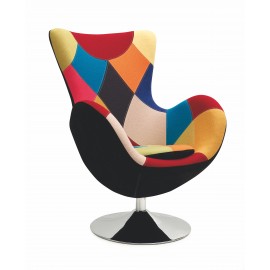 60-20465 BUTTERFLY chair color: multicolored DIOMMI V-CH-BUTTERFLY-FOT-PATCHWORK