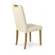 60-20488 CARO chair, color: beech / cream DIOMMI V-CH-CARO-KR-KREMOWY