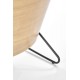 60-22160 CHILLOUT leisure armchair dark grey / natural oak, legs - black DIOMMI V-PL-CHILLOUT-FOT-C.POPIEL/DĄB NAT.