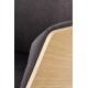 60-22160 CHILLOUT leisure armchair dark grey / natural oak, legs - black DIOMMI V-PL-CHILLOUT-FOT-C.POPIEL/DĄB NAT.