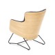 60-22160 CHILLOUT leisure armchair dark grey / natural oak, legs - black DIOMMI V-PL-CHILLOUT-FOT-C.POPIEL/DĄB NAT.
