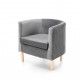 60-22165 CLUBBY 2  leisure armchair grey / natural DIOMMI V-PL-CLUBBY_2-FOT-POPIELATY