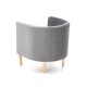 60-22165 CLUBBY 2  leisure armchair grey / natural DIOMMI V-PL-CLUBBY_2-FOT-POPIELATY