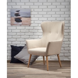 60-20549 COTTO leisure chair, color: beige DIOMMI V-CH-COTTO-FOT-BEŻOWY