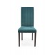 60-22524 DIEGO 2 chair, color: quilted velvet Stripes - MONOLITH 37 DIOMMI V-PL-N-DIEGO_2-CZARNY-MONOLITH37