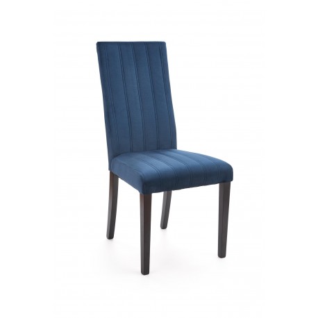 60-22525 DIEGO 2 chair, color: quilted velvet Stripes - MONOLITH 77 DIOMMI V-PL-N-DIEGO_2-CZARNY-MONOLITH77