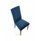 60-22525 DIEGO 2 chair, color: quilted velvet Stripes - MONOLITH 77 DIOMMI V-PL-N-DIEGO_2-CZARNY-MONOLITH77