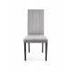 60-22526 DIEGO 2 chair, color: quilted velvet Stripes - MONOLITH 85 DIOMMI V-PL-N-DIEGO_2-CZARNY-MONOLITH85