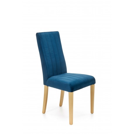 60-22529 DIEGO 3 chair, color: quilted velvet Stripes - MONOLITH 77 DIOMMI V-PL-N-DIEGO_3-D.MIODOWY-MONOLITH77