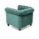 60-20643 ERIKSEN  leisure armchair dark green / black DIOMMI V-CH-ERIKSEN-FOT-C.ZIELONY