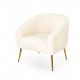 60-20755 GRIFON leisure armchair cream / gold DIOMMI V-CH-GRIFON-FOT-KREMOWY