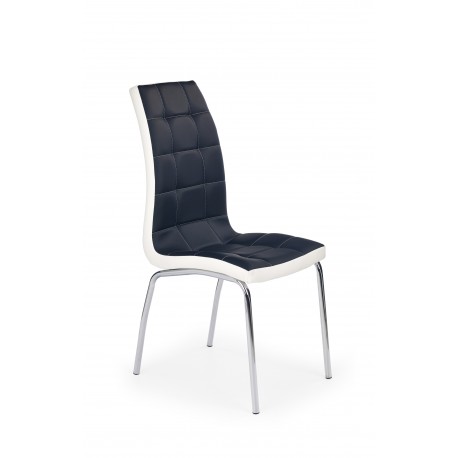 60-20920 K186 chair color: black/white DIOMMI V-CH-K/186-KR-CZARNY