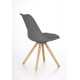 60-20932 K201 chair color: grey DIOMMI V-CH-K/201-KR-POPIEL