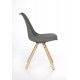 60-20932 K201 chair color: grey DIOMMI V-CH-K/201-KR-POPIEL