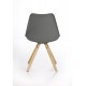 60-20932 K201 chair color: grey DIOMMI V-CH-K/201-KR-POPIEL