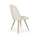 60-20950 K214 chair, color: dark cream / honey oak DIOMMI V-CH-K/214-KR-C.KREMOWY/D.MIODOWY