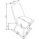 60-20950 K214 chair, color: dark cream / honey oak DIOMMI V-CH-K/214-KR-C.KREMOWY/D.MIODOWY
