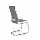 60-20974 K259 chair, color: grey / white DIOMMI V-CH-K/259-POPIEL
