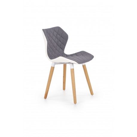 60-20983 K277 chair, color: grey / white DIOMMI V-CH-K/277-KR-POPIEL