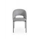 60-21086 K373 chair, color: grey DIOMMI V-CH-K/373-KR-POPIELATY