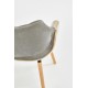 60-21119 K396 chair, color: light oak / grey DIOMMI V-CH-K/396-KR-J.DAB