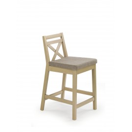 60-22498 BORYS LOW bar stool, color: sonoma oak / INARI 23 DIOMMI V-PL-N-BORYS_LOW-SONOMA-INARI23