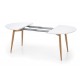 60-20620 EDWARD extension table, color: honey oak, DIOMMI V-CH-EDWARD-ST-DĄB_MIODOWY