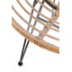 60-20658 FALCON table color: natural / black DIOMMI V-CH-FALCON-ST